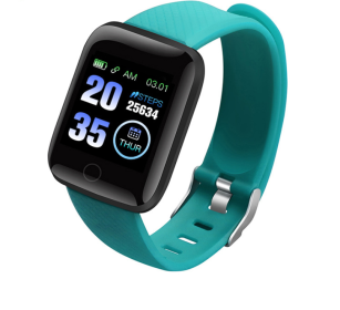 Blood Pressure Monitoring Sports Bracelet (Color: Green)