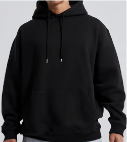 Men's Solid Color Hooded Jumper (Option: Black-3XL)